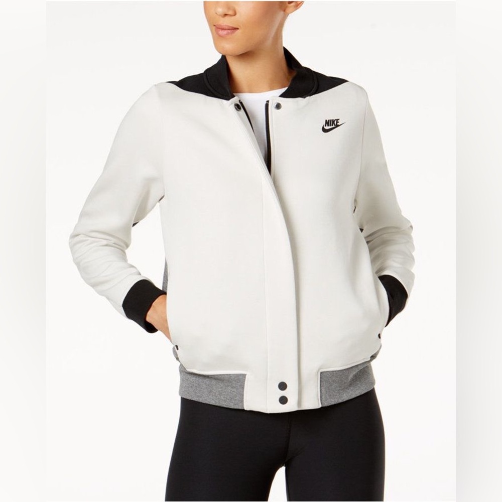 Nike Sportswear Tech Fleece Destroyer Jacket Varsity Bomber Colorblock Size XS